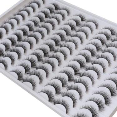 Imagem de Cílios postiços Azenlo Faux Mink Lashes 48 pares de 14 mm 3D