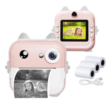 Imagem de Câmera Infantil Digital Instantânea Hd Jogos Fotos Filmadora Divertida