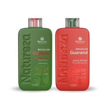 Imagem de Kit nano repair brazilian guaraná 1l - natureza cosméticos - Natureza 