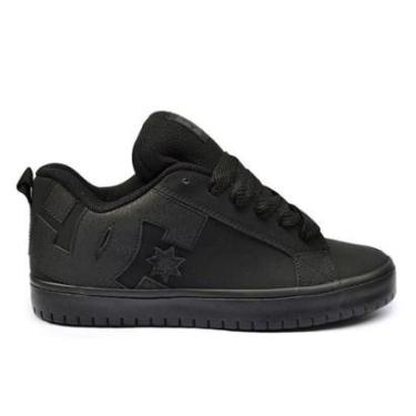 Imagem de Tênis DC Shoes Court Graffik Black Black-Unissex