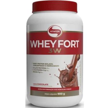Imagem de Whey Fort Vitafor Proteína Concentrada para Ganho de Massa e Recuperação Muscular Rápida-Unissex
