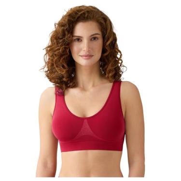 Imagem de Wacoal Sutiã feminino de alças largas B-Smooth, Regina Red, 36