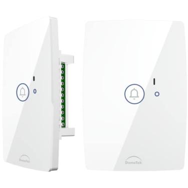 Imagem de Interruptor Touch Pulsador de Campainha 1 Botão Branco 4x2