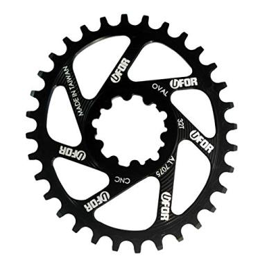 Imagem de UFOR — Anel de corrente elíptico de montagem direta/oval para SRAM Boost de 3 mm, 34T