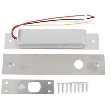 Imagem de Fechadura elétrica 12v 24v, atraso de tempo ajustável, fechadura de energia oculta para de controle de acesso de porta, caixa de liga de alumínio, bobina de cobre