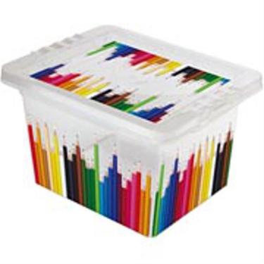 Imagem de Caixa Organizadora 2,3 Litros Lápis - Or18l-03 - São Bernardo Caixa Org. Container 2,3l Lapis Sao Ber Or18l-03