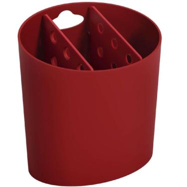 Imagem de Escorredor De Talheres Basic Vermelho - 10840-0465 - Coza