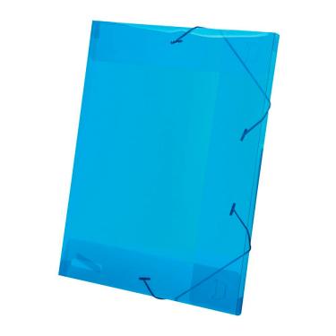 Imagem de Pasta Aba Elástico Dello Line Lombo 2cm Azul 33,5x23,5cm