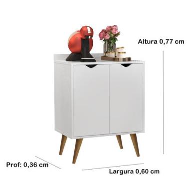Imagem de Aparador 2 Portas Buffet Cava 4545 Pés Palito - Cores - Comprar Moveis