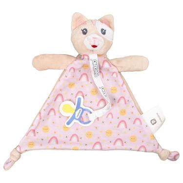 Imagem de Naninha com Prendedor de Chupeta Bege / Gatinha - Pimpolho