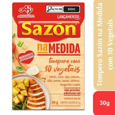 Imagem de Tempero sazón na medida com 10 vegetais 30g - AJINOMOTO