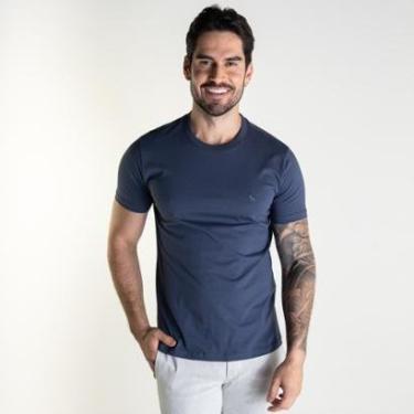 Imagem de Camiseta Acostamento Casual Azul Navy-Masculino