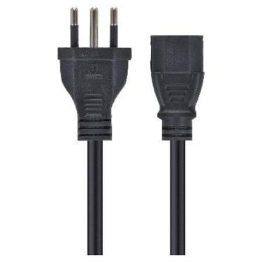 Imagem de Cabo de Forca Tripolar para Fonte 3X0,75 MM 250V - 2M