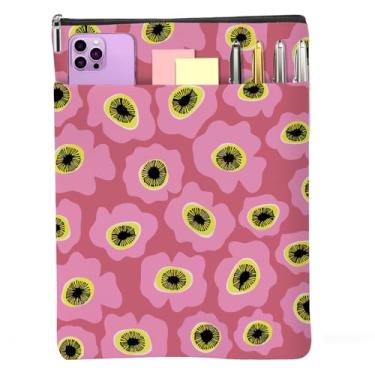 Imagem de Livros florais amantes presentes à prova d'água flor livro manga livro botânico livro protetor com zíper e bolso frontal livros capa capa capa para mulheres seus acessórios de leitura de aniversário