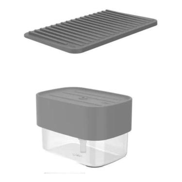 Imagem de Porta Detergente Sabão Liquido Pia E Escorredor De Copos