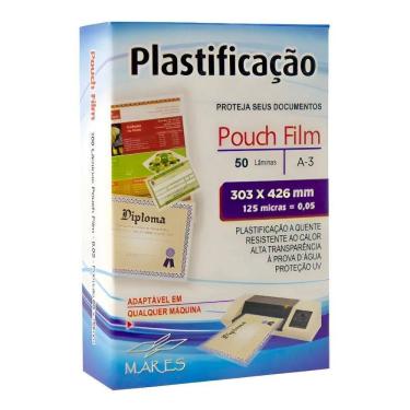 Imagem de Plástico Para Plastificação A3 303X426X0,05Mm 50Un