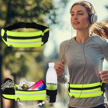 Imagem de Pochetes para mulheres, bolsa para cinto de corrida, masculina, impermeável, à prova de choque, ajuste fechado, ao ar livre, ciclismo, chaleira mágica essencial, Verde, One Size, Mochilas de cintura