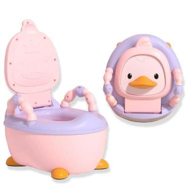 Imagem de Troninho Penico Sanitário Infantil Privadinha Patinho Feliz - Topakids