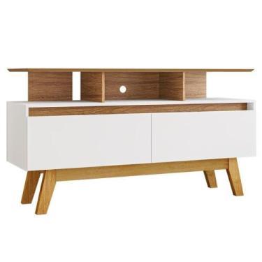 Imagem de Rack Bancada 50 Pol 120 Cm Rubi Cinamomo Branco Bechara Cinamomo Branc