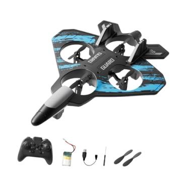 Imagem de Generic Avião RC Planador Caça Jet com Luzes LED Espuma Controle Remoto Avião para 8-16, Azul 24 Minutos