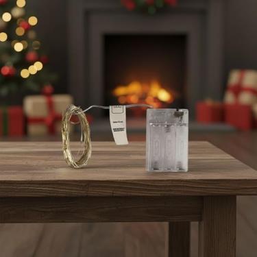 Imagem de Fio de Fada LED 5 Metros Colorido para Decoração Cordão de Luz Flexível com 50 LEDs, Iluminação Decorativa Multicolorida para Quartos, Festas, Casamentos e Natal