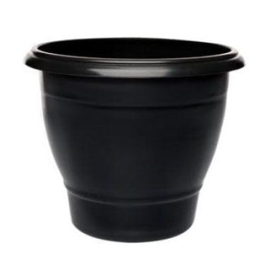 Imagem de Vaso de Planta, kit 5 Vasos Redondos Grande Preto 15 Litros