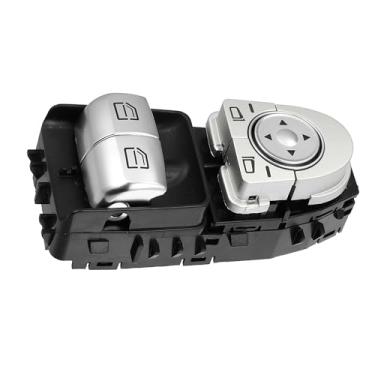 Imagem de Power Window Switch, Driver Side Control No.A2059050202/A2059056911 for Mercedes-Benz C300 C43 AMG C63 C63S 2017-2020 Silver Tone, 1 Pc