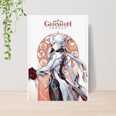 Imagem de Genérico, Quadro Decorativo Jogo Genshin Impact A4 | Placa MDF 012