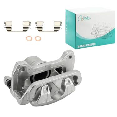 Imagem de AULINK 45019S2A003 Conjunto de pinça de freio a disco dianteiro esquerdo (2,0L 2,2L) com suporte para Acura RSX 2002-2006, Honda Civic 2006-2011, S2000 2000-2009 lado do motorista