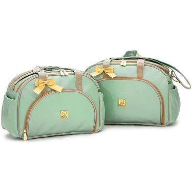 Imagem de Kit Conjunto Bolsas Maternidade Bebe Menina Menino Enxoval