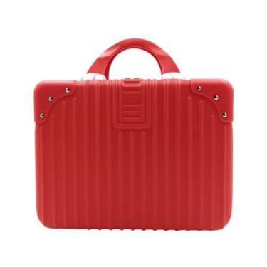 Imagem de Maleta Frasqueira de Mão Viagem Reforçada Em Abs Vermelha - Kingleen