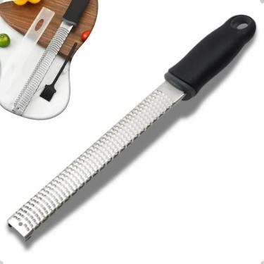 Imagem de 2X Ralador Zester Aço Inox Afiado Raspas Limão