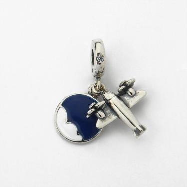 Imagem de Berloque Bali Avião Prata 925