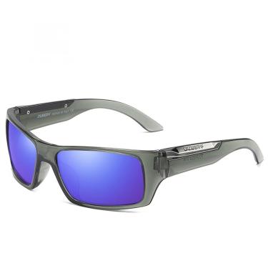 Imagem de Óculos De Sol Estilo Dubery 186 Esportivo Lentes Polarizadas Cinza