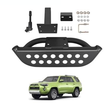 Imagem de Qyebbk Degrau de engate de reboque para Toyota 4Runner 2010-2024 antiderrapante porta-malas traseiro protetor de degrau para 4 corredores SUV acessórios externos