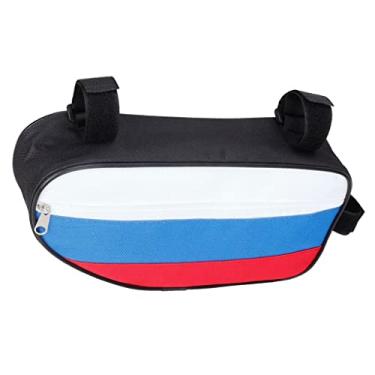 Imagem de barenx Bolsa de armazenamento de bicicleta esportiva triangular com estrutura de selim para corrida