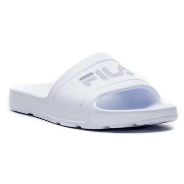 Imagem de Chinelo Feminino Sleek Slide Branco Cinza Fila F02SD00011-6727-Feminino