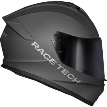 Imagem de Capacete Race Tech Hit Monocolor Titânio Fosco-Unissex
