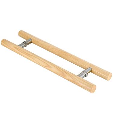 Imagem de Maçaneta de porta moderna de metal, maçaneta de porta de puxar moderna, maçaneta de porta deslizante dupla face moderna, madeira maciça, adequada para porta de vidro de porta de madeira, Gucangmen