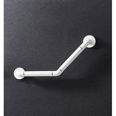 Imagem de LUOFDCLDDD Barra de apoio de segurança de aço inoxidável 135° corrimãos antiderrapantes de segurança, barra de equilíbrio de chuveiro, suporte de segurança, adequado para banheiras, banheiros, escadas