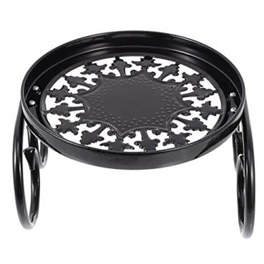 Imagem de Suporte de vaso de plantas em vaso de arte de ferro suporte de vaso de flores estilo suporte de vaso de flores