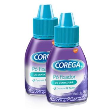 Imagem de Kit 2 Corega Pó Fixador de Dentadura 22g