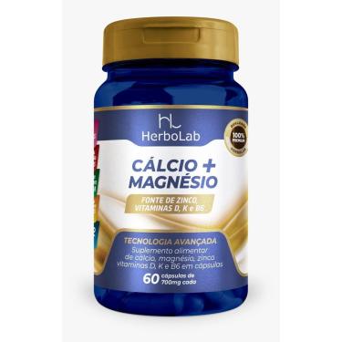Imagem de Cálcio Magnésio Em Cápsulas + Vitaminas K, D, B6 e Zinco.-Unissex