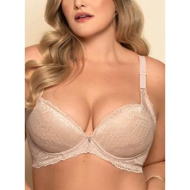 Imagem de Sutiã Redutor Nayane SP 09 0001 Plus Size Renda e Microfibra T. 48/54,