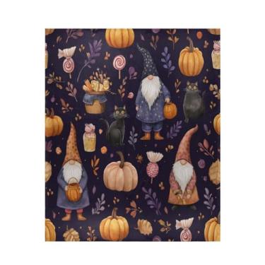 Imagem de Blueangle Gnomos fofos potes de doces cobertor super macio e quente, 127 x 152 cm, leve para todas as estações, cobertor aconchegante para cama, sofá, sofá, fácil de cuidar (532)