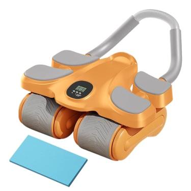 Imagem de Roda abdominal, com temporizador de joelheira, equipamento de treino, roda de exercício, máquina de abdominal - para exercícios de fortalecimento muscular do núcleo, homens, mulheres, casa