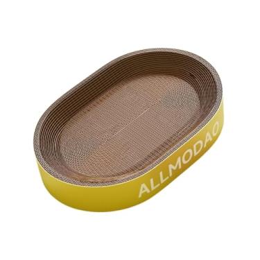 Imagem de Generic CATA CACTER CACATE CATO RAÇO a PET Supplies Nest Scratch Pad Sofá para pequenos gatos grandes gatos grandes gatinhos, Amarelo, Xl