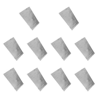 Imagem de Generic Conjunto de 10 peças de manta de isolamento acústico para carros, feita de butil, de alto desempenho e autoadesiva, ideal para tetos de máquinas de, Prata