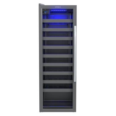 Imagem de Adega de Vinhos Venax 50 Garrafas Piubella Grafite Porta Invertida 220V