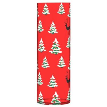 Imagem de Burbuja Vaso de flores de árvore de Natal, não quebrável, alto, redondo, transparente, vaso cilíndrico para decoração de casa, escritório, buquê de casamento